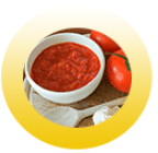 Receita de macarrão e molho de tomate caseiro