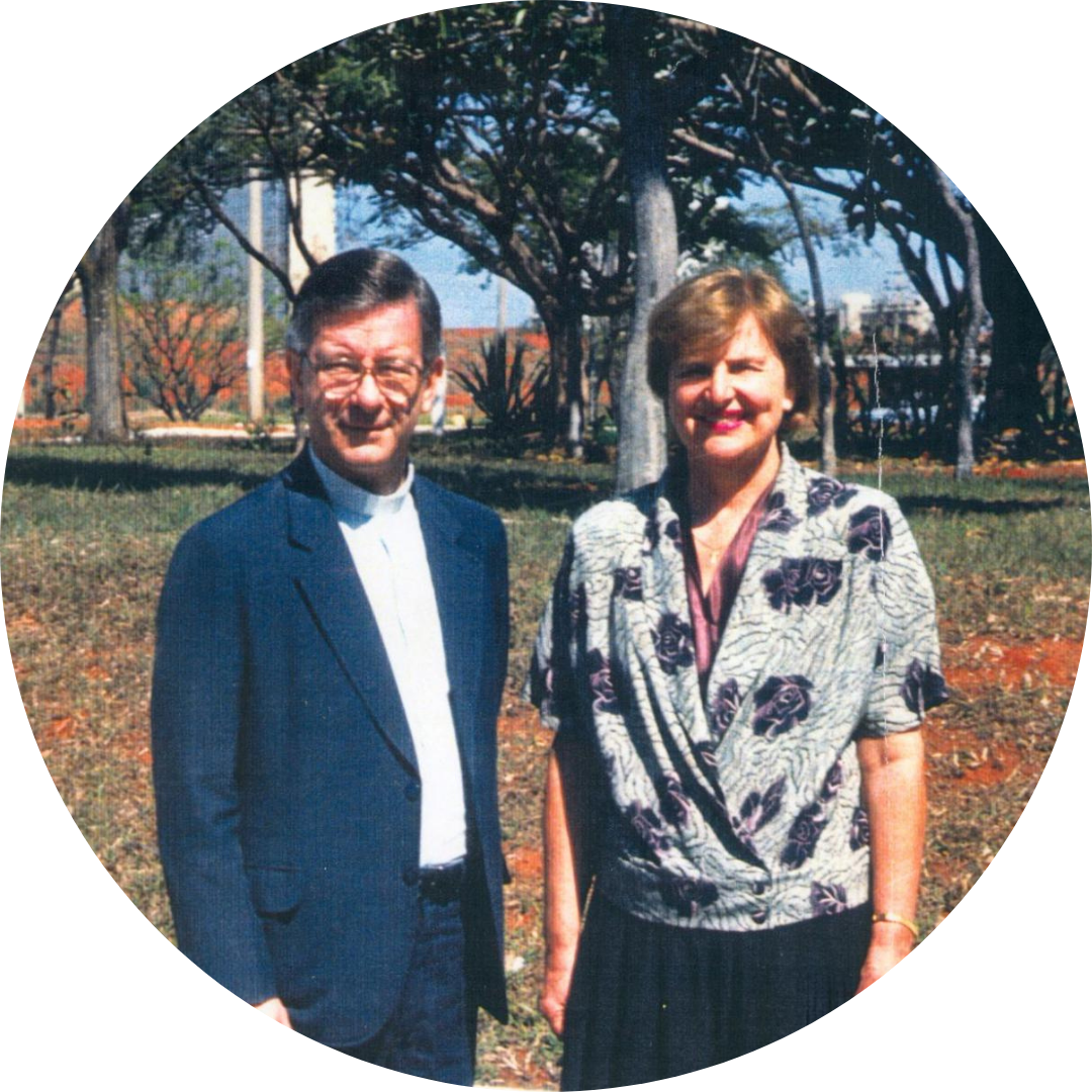 Foto de Dra. Zilda Arns e Dom Geraldo Majella