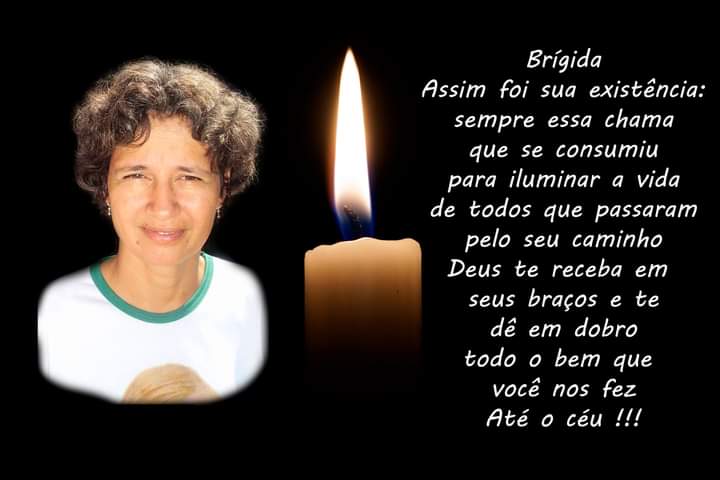 Nota falecimento Brigida