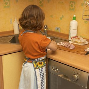 acidentes na cozinha criança