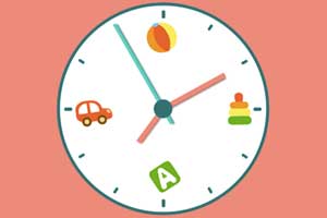 relógio horario de atividades