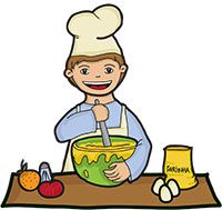 P8 crianca cozinhando