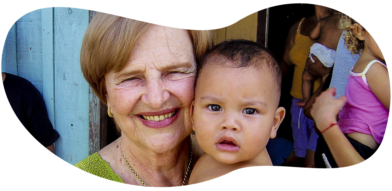 Família acompanhada pela Pastoral da Criança